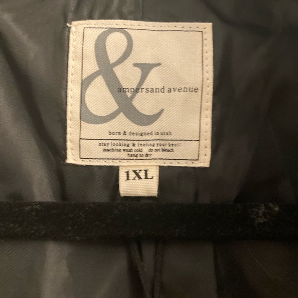 Ampersand Avenue fake leather jacket size 1XL - Picture 2 of 4